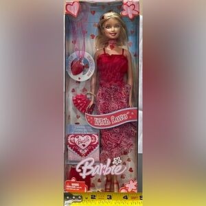 💌❤️ Valentine’s Charm – With Love Barbie (2003, New in Box!) ❤️💌